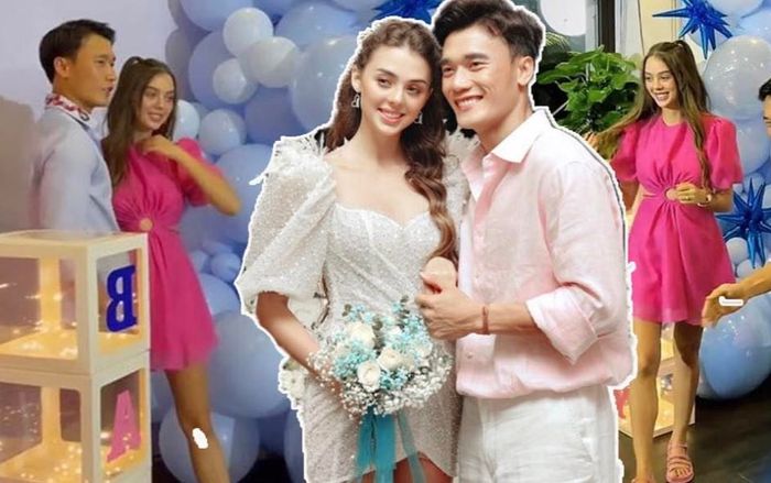 Nhan sắc 'vạn người mê' của vợ Tây Bùi Tiến Dũng trong quá trình thai kì