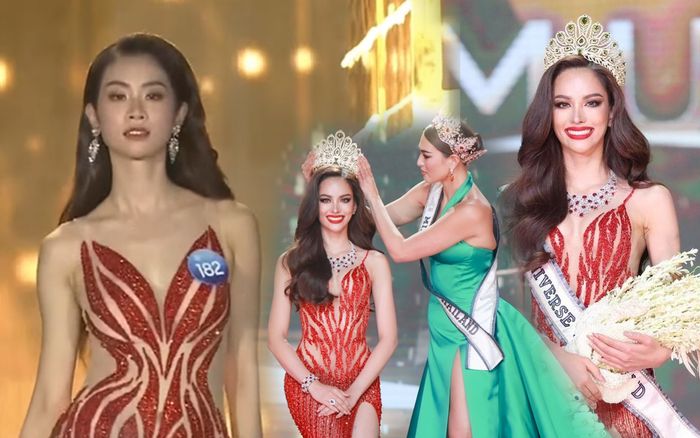 Thí sinh Miss World Vietnam 'vay mượn' váy dạ hội của Miss Universe Thailand 2022: Lại xin vía tiếp