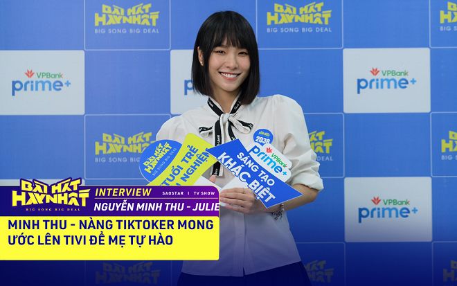 Minh Thu - nàng Tiktoker mong ước lên tivi để mẹ tự hào