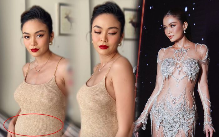 Netizen đặt nghi vấn Mâu Thuỷ mang thai vì lộ bụng to sau khi nhận lời cầu hôn bạn trai