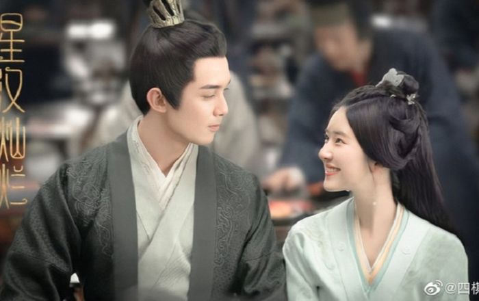 Hé lộ hậu trường chụp poster 'ngọt xỉu' của Triệu Lộ Tư và Ngô Lỗi trong Tinh Hán Xán Lạn