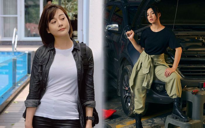 Để tóc ngắn, mặc đồ tomboy, Quỳnh Kool được khen vượt mặt đàn chị Phương Oanh