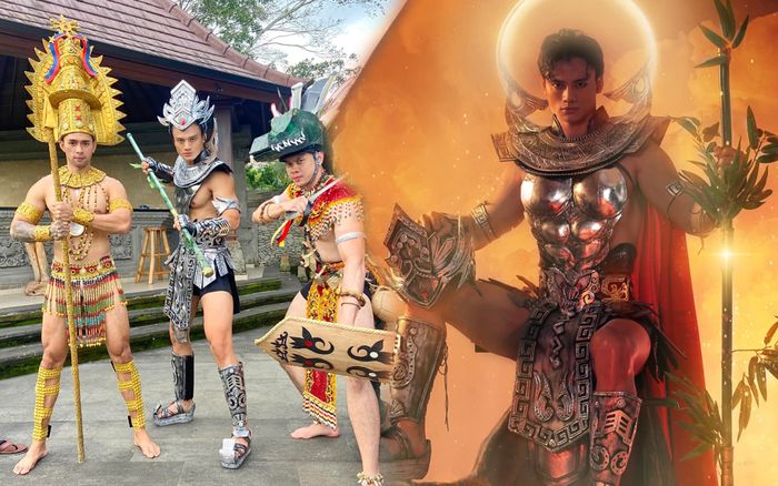 Trang phục dân tộc lấy cảm hứng từ Thánh Gióng của Minh Khắc: Không hổ danh cường quốc Nam vương