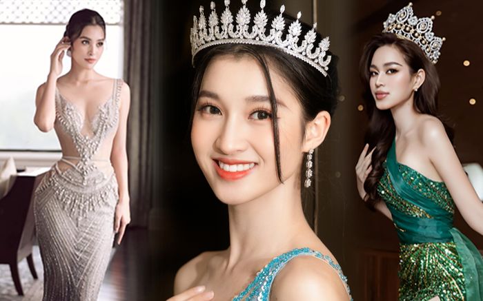 Hóa ra Á hậu Phương Nhi 'năm lần bảy lượt' mặc đụng váy với toàn hoa hậu để xin vía