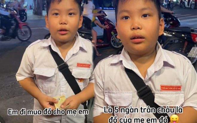 Cậu bé mua trà sữa mặc cả thừa 5 nghìn đồng để mua đồ cho mẹ và cái kết 'cảm lạnh'