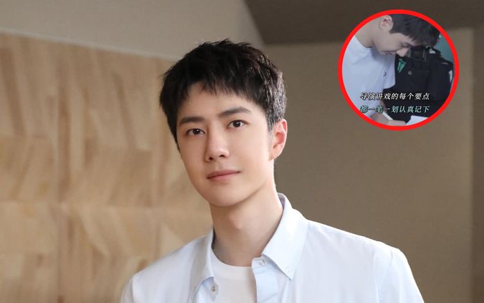 Vương Nhất Bác 'đốn tim' netizen bởi khoảnh khắc chăm chỉ ở phim trường