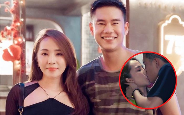 Minh Hoàng phải xoa dịu bạn gái khi đóng cảnh nóng với Quỳnh Nga