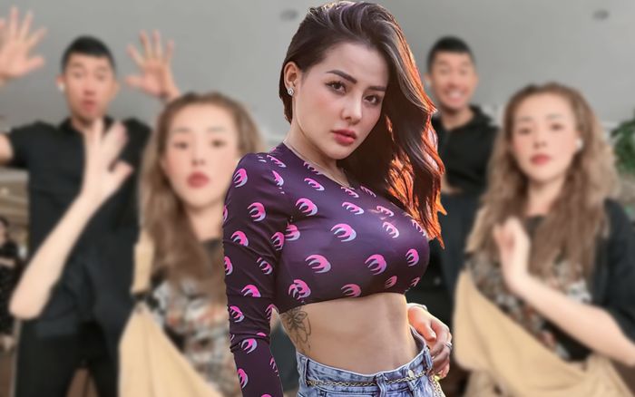 Bắt trend nhảy nhót cùng Lương Bằng Quang, nhan sắc và trang phục của Ngân 98 thăng hạng thấy rõ!