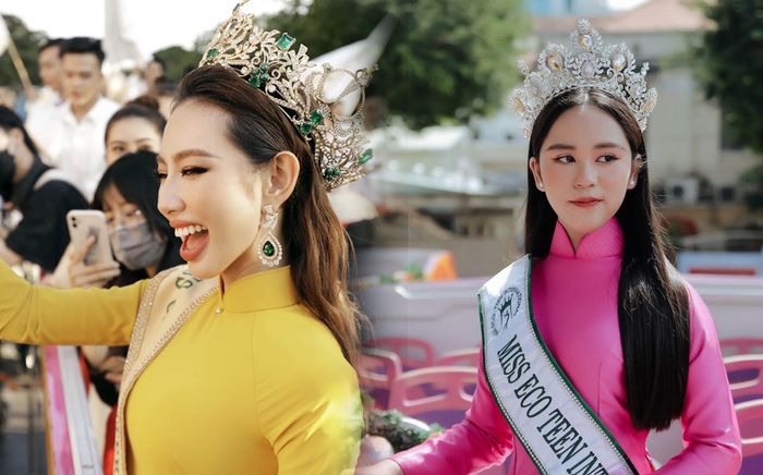 Dàn hậu Việt về quê sau khi đăng quang: Người diễu hành hoành tráng, người bị 'ghẻ lạnh'