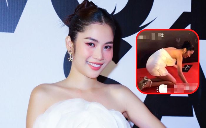 Ê-kíp Vô diện sát nhân xin lỗi Nam Anh sau sự cố 'hù ma' đến ngã sõng soài trên thảm đỏ