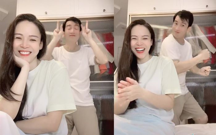 'Chị đường' Diễm Hương nhí nhảnh bên chồng, netizen: 'Khai mau phi công giấu đâu?'