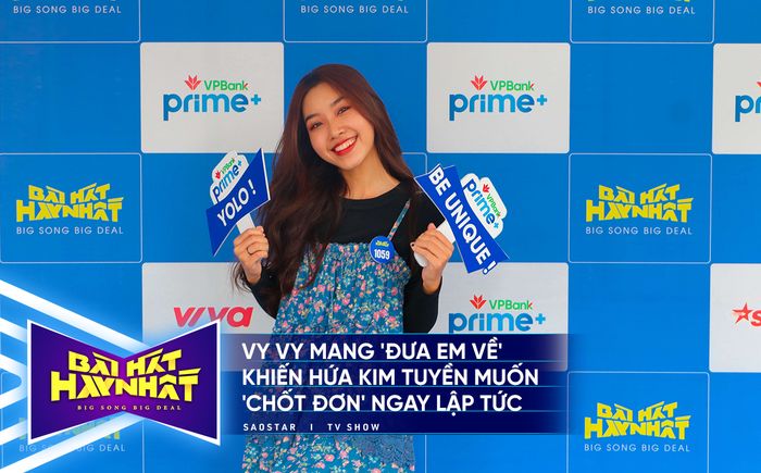 Bài hát hay nhất: Vy Vy mang 'Đưa em về' khiến Hứa Kim Tuyền muốn 'chốt đơn' ngay lập tức