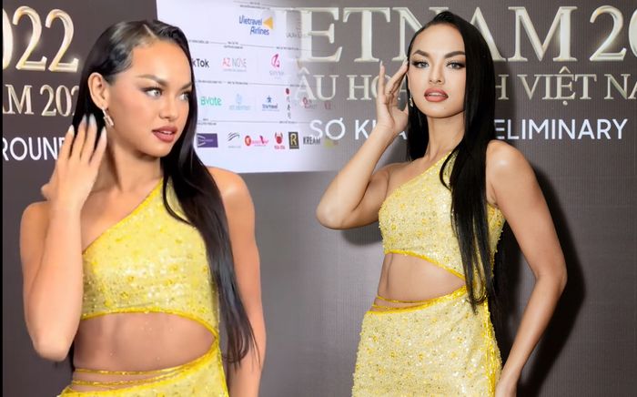 Mai Ngô đã xuất hiện tại Miss Grand Vietnam: Thần thái, body và cặp chân mày đều 10 điểm