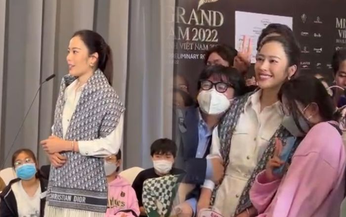 Nam Em xuất hiện tại sơ khảo Miss Grand Vietnam, hô vang 'vựa muốn Tiền Giang' gây thích thú