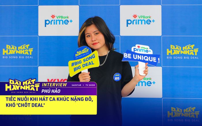 Phú Hảo tiếc nuối khi hát ca khúc 'nặng đô', khó 'chốt deal' tại Big Song Big Deal