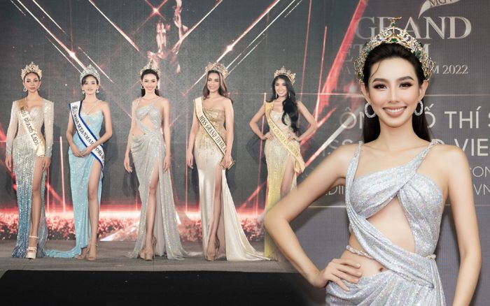 Thùy Tiên khiến 4 nhan sắc 'láng giềng' lu mờ: Đẳng cấp Miss Grand 2021 khó ai vượt mặt