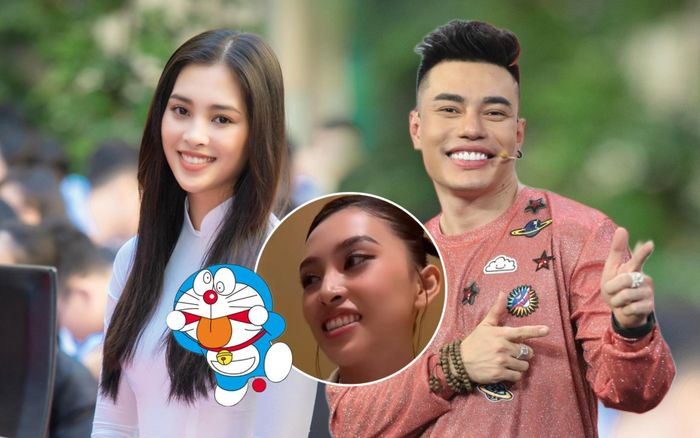 Hoa hậu Tiểu Vy hát nhạc chế Doremon cực lầy, dân mạng liên tục gọi Lê Dương Bảo Lâm