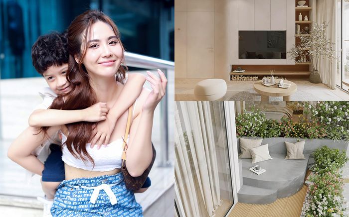 Huyền Lizzie khoe cận cảnh tổ ấm sang xịn mịn của 2 mẹ con sau thành công của phim Thương ngày nắng về