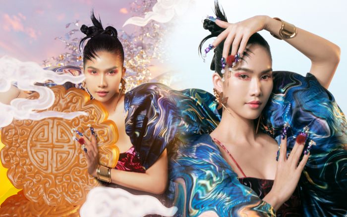 Á hậu Phương Anh hóa thành chị Hằng: Bê nguyên vẻ đẹp ma mị này đi thi chỉ có giật crown