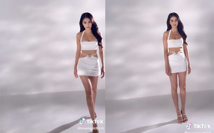 Hậu trường chụp ảnh chưa qua photoshop của Ngọc Trinh, nhan sắc thực ra sao?