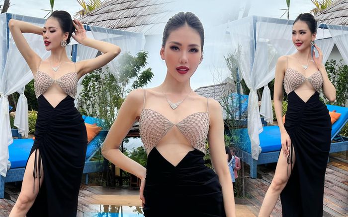 Bùi Quỳnh Hoa thả dáng căng đét: Supermodel International là đây chứ đâu, thi thố làm gì nữa