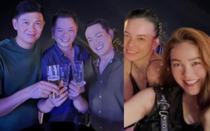 Minh Hằng lần đầu xuất hiện công khai cùng ông xã trong tiệc sinh nhật em trai