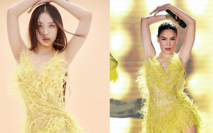 Dù hơn 16 tuổi, Hồ Ngọc Hà vẫn 'nuốt chửng' Tân Hoa hậu Ban Mai khi diện cùng một chiếc váy