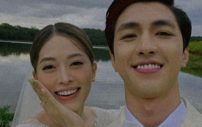 Bình An tiếp tục hé lộ ảnh cưới, biểu cảm của Phương Nga khiến netizen thích thú
