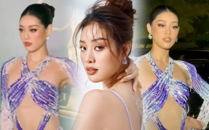 Hoa hậu Khánh Vân nhan sắc ngày càng thăng hạng khi làm khách mời sự kiện