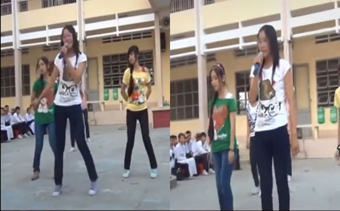 Nam Em đi hát thời học sinh: Da đen, đeo kính hồng, ăn mặc cực đáng yêu