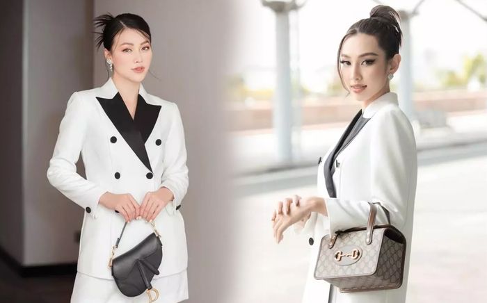 Khi hai nàng hậu quốc tế Phương Khánh và Thùy Tiên 'đụng hàng': Ai khí chất hơn?