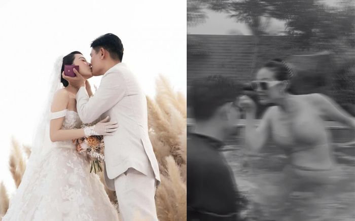 Minh Hằng chỉ tay 'mắng' chồng đại gia nhưng vẫn được hôn chiều chuộng