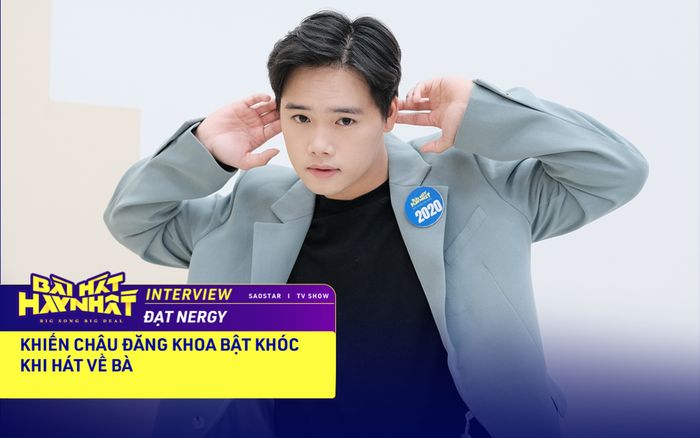 Đạt Nergy khiến Châu Đăng Khoa bật khóc khi hát về bà