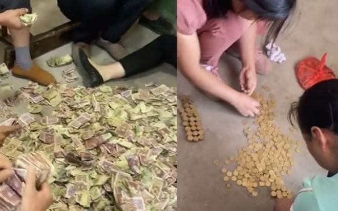 Cụ bà qua đời để lại cả tủ tiền cho con cháu 'đếm mệt nghỉ'