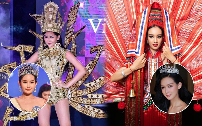 Những trang phục dân tộc của Việt Nam tại Miss Intercontinental: Bộ của Lê Âu Ngân Anh gợi cảm 'quá đà'