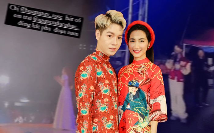 Đức Phúc đứng bên trong sân khấu, say sưa hát hỗ trợ Hòa Minzy hậu cãi vả trên mạng xã hội!