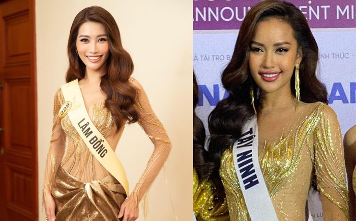 Chế Nguyễn Quỳnh Châu mặc lại váy của Hoa hậu Ngọc Châu: Tín hiệu giành vương miện, kế nhiệm Thùy Tiên?