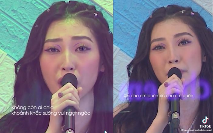 Khổng Tú Quỳnh nghẹn ngào hát hit của Hà Hồ, netizen chê 'chữ ê kéo dài'