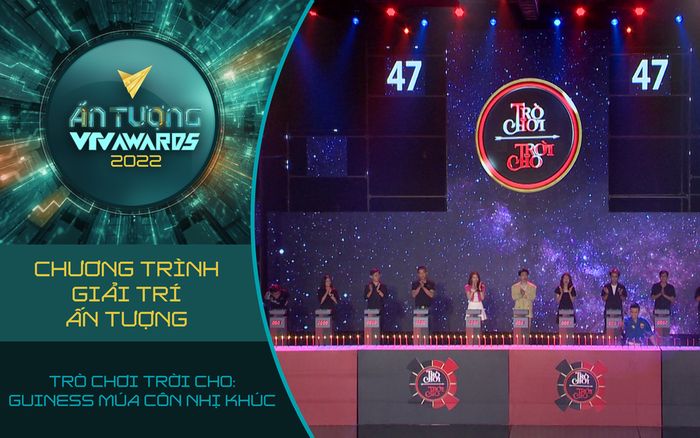 'Trò Chơi Trời Cho' lọt top đề cử Chương trình Giải trí ấn tượng VTV Awards 2022