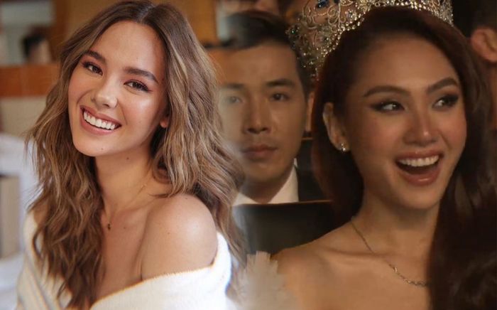 Bắt trọn khoảnh khắc Hoa hậu Mai Phương cười rạng rỡ: Tưởng đâu Miss Universe Catriona Gray