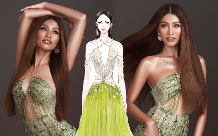 Hé lộ váy dạ hội của Chế Nguyễn Quỳnh Châu trong đêm chung kết Miss Grand Vietnam 2022