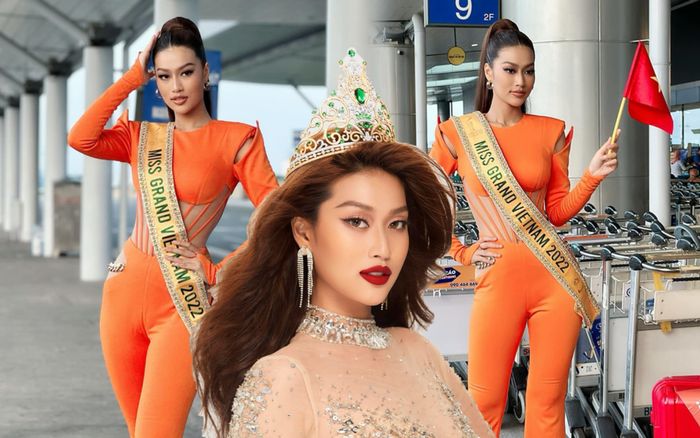 Đoàn Thiên Ân chính thức lên đường đến Miss Grand International 2022: Khí chất ngời ngời như 'chiến binh'