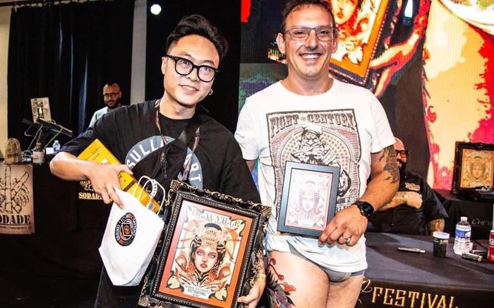 Chàng trai Đà Nẵng đạt nhiều giải thưởng Tattoo tại Châu Âu