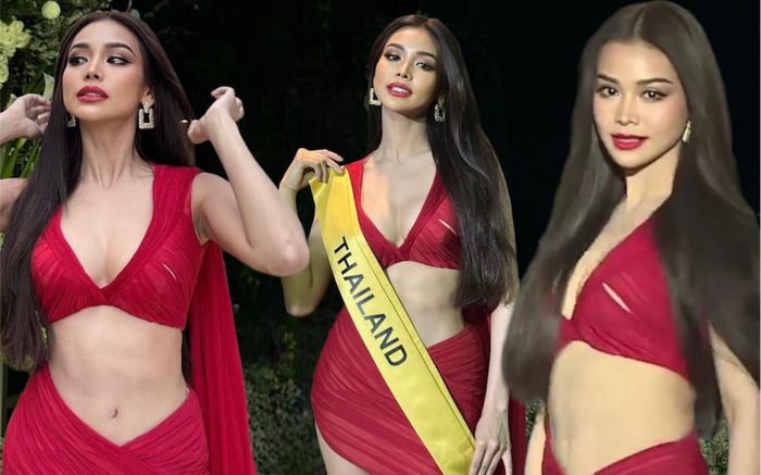 Engfa xuất hiện với visual sáng bừng trong lễ trao sash, đọ sắc cùng Thùy Tiên