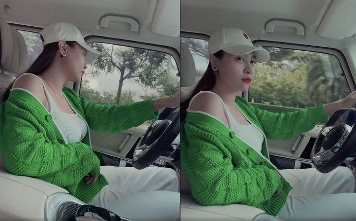 Đàm Thu Trang lái siêu xe xuống phố, Cường Đô La tấm tắc: 'Yêu nhất trên đời luôn'