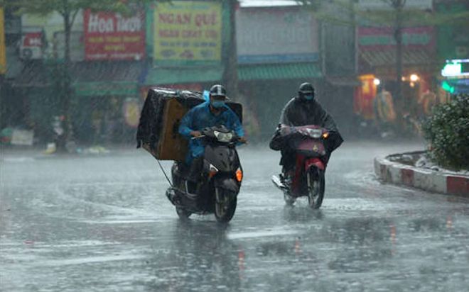 Miền Bắc mưa rào, chuẩn bị chuyển rét với đợt không khí lạnh đầu tiên của mùa đông năm nay