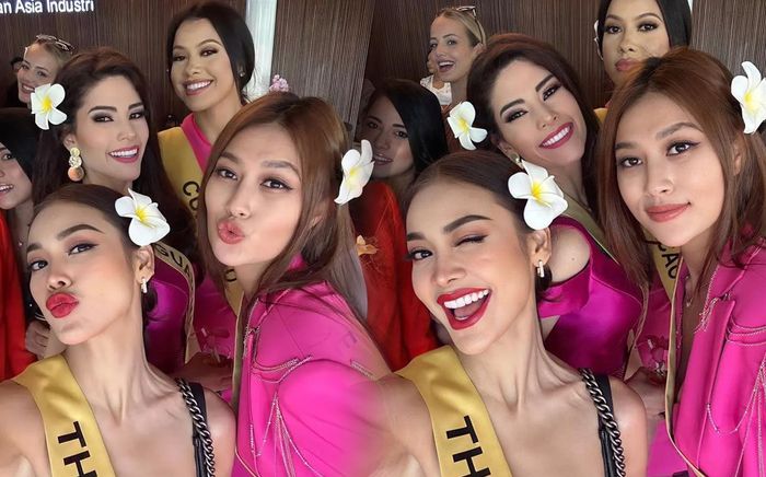 Hoa hậu Thiên Ân bị 'cấm' ở cùng với Miss Grand Thailand Engfa Waraha