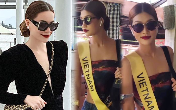 Hoa hậu Thiên Ân diện son đỏ, búi tóc: Khí chất ngút ngàn như 'truyền nhân' của Hà Hồ