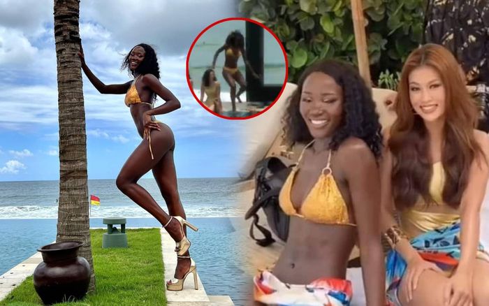 Đối thủ Thiên Ân dạt xuống hồ bơi khi catwalk: Bung skill hết cỡ chắc gì đã thăng hoa