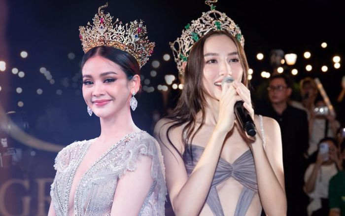 Thùy Tiên 'lép vế' khi song ca cùng Hoa hậu Engfa